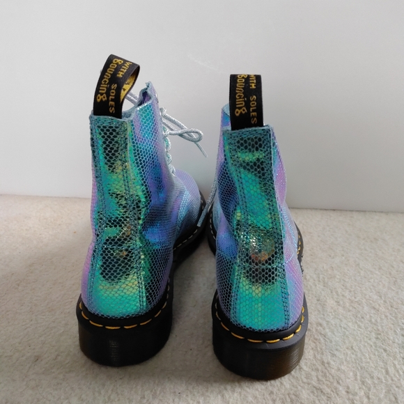 NWOT Dr. Martens 1416 Pascal Iridescent boots - Picture 6 of 9